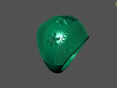 Plain Ring Women Ready STL 3DM Models Womens Rings 3D models 3D print model 45