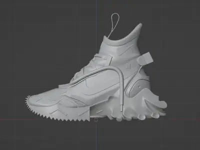 Nike concept sneakers 3D model