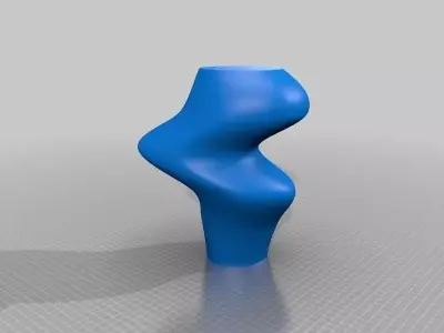 Curve Vase 1 Free 3D print model