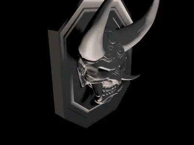 Oni mask 3D print model
