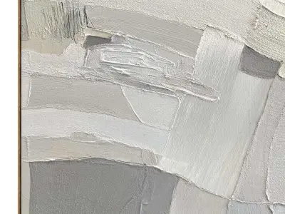 Plaster two square photo frames 52 Low-poly 3D model