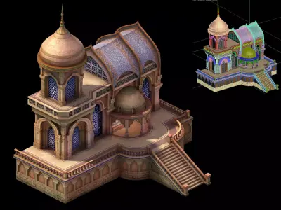 castle build 3D model get