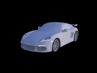 Porsche 718 cayman 3D model
