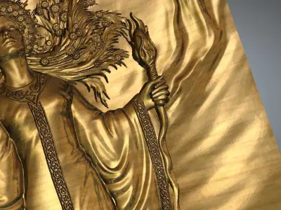 Lady magic 3D print model