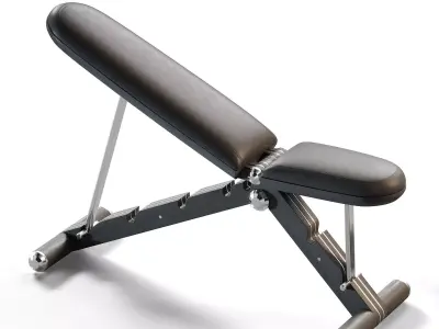 BANKA  Advance Gym Weight Bench 3D model