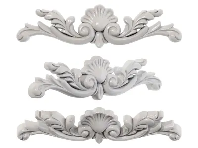 Classic carved 233 3D model