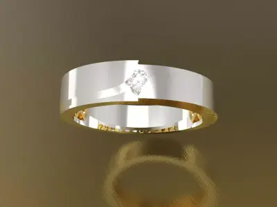 Men STL 3D gold jewelry ring model mr0328 3D print model