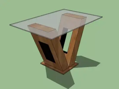 Dining table Free 3D model buy