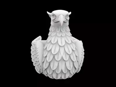 Mythical Griffin Planter Decorative  3D print model