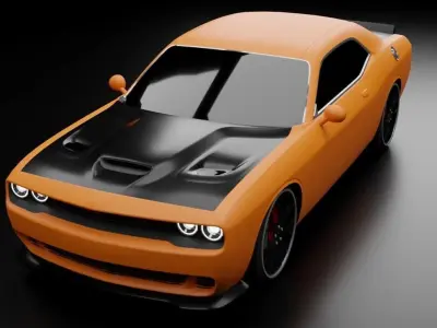 Dodge challenger  3D model