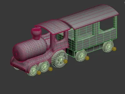 train thomas tank engine Low-poly 3D model