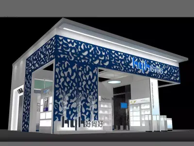 Exhibition - Area - 12X12-3DMAX2009-01 3D model