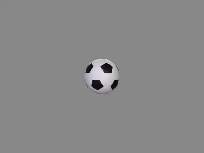 Soccer Ball Low-poly 3D model