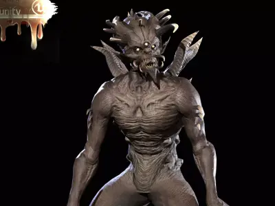 Triglaz Low-poly 3D model