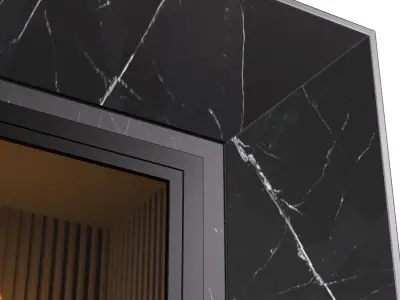 Marble Fireplace modern ArtDeco 3D model