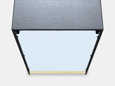 HAVSTA Glass-door cabinet with plinth 2 3D model