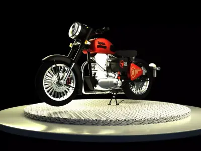 3D Royal Enfield 3D model