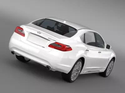 Infiniti M35hL Y51 2013 3D model