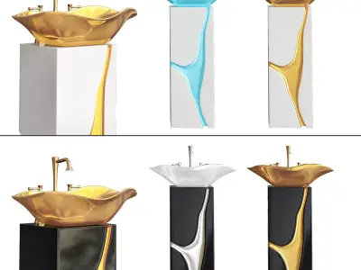 Maison Valentina Luxury Bathrooms Washbasin 3D model