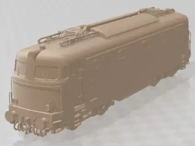 Locomotive - E 444 Printable  3D print model
