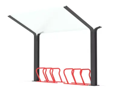 Bike Shelter 3D model
