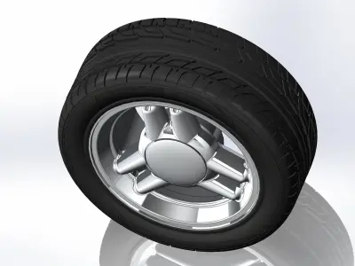 Wheels for scale model of Mk4 1995 3D print model