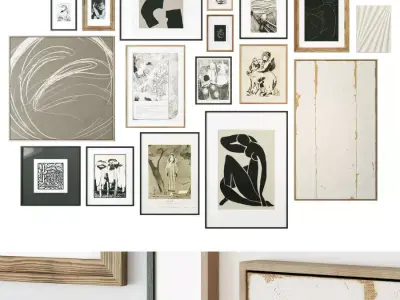 Gallery Wall 137 3D model