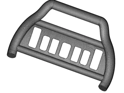 Vehicle Bumper Bull Bar 3D print model