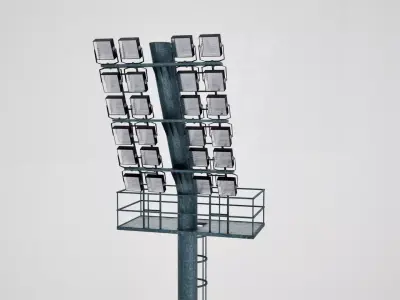 Stadium light lux pack 3D model