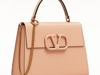 Valentino Garavani Small VSling Light Tones Handbag Low-poly 3D model