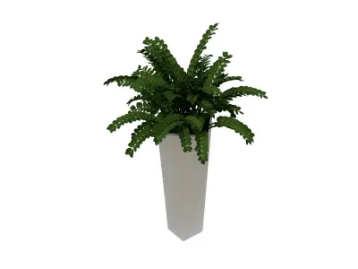 Potted Cordyline Glauca Plant High-Quality 3D Model Free Free low-poly 3D model