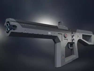 Sci-Fi AR Free low-poly 3D model