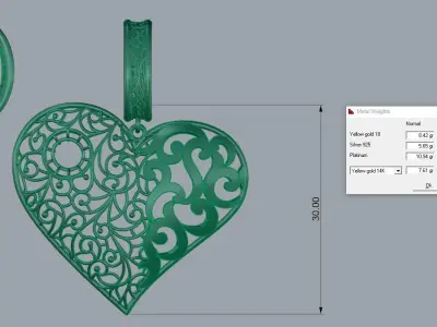 Ultra Vision Pendant  3D print model 4