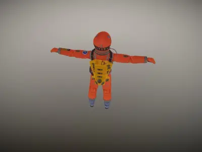 2001 A Space Odyssey Astronaut Action Figure 3D model