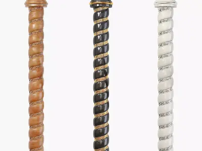 Classic baluster 05 3D model