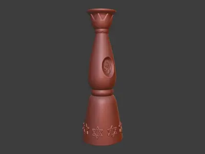 Jewish vase 3D print model