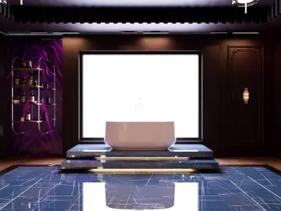 Interior - Bathroom - 131023 3D model