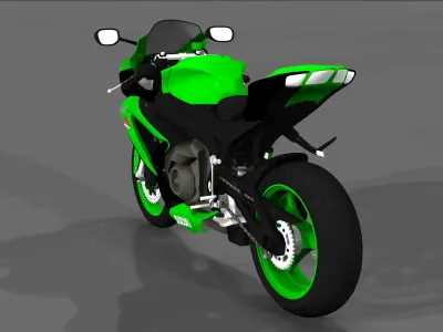 SUZUKI SPORT BIKE 3D model