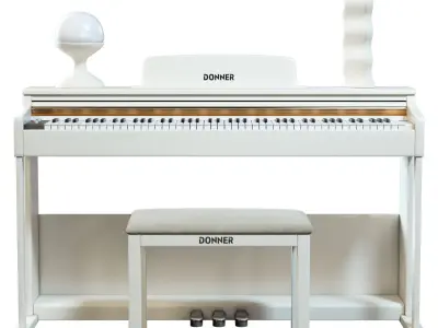 Piano Donner DDP-100 Low-poly 3D model