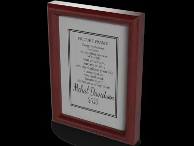 Home decorations Picture Frame Low-poly 3D model buy