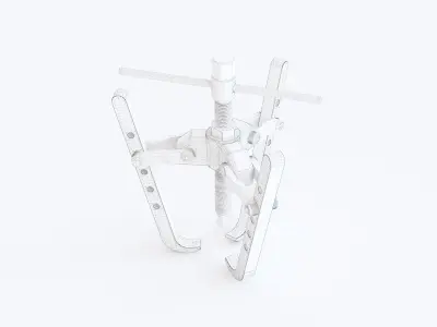 Bearing puller 3D model