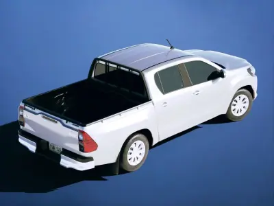 Toyota Hilux 2018 Low-poly 3D model