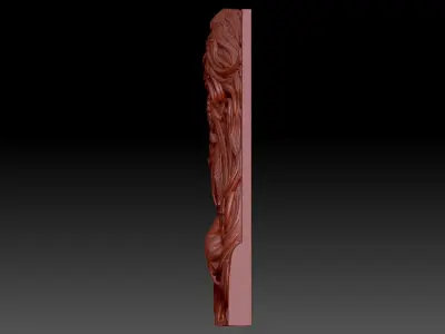 Indian girl 3D print model