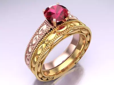 Wedding Rings - N482919 3D print model