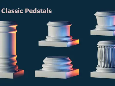 75 Classic Architectural Ornaments 3d model object kitbash 3D model