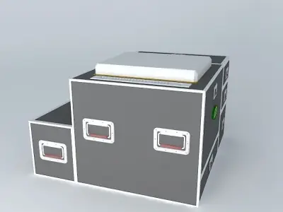 flightcase kitchen for Jeep Free 3D model