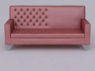 Sofa leather 3D model