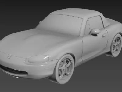 Mazda MX5 Miata coupe 1999 - Printable 3D model 3D print model