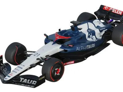 F1 Alpha Tauri AT04 2023 3D model