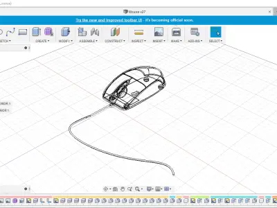 Luxury Desk Mouse 3D model